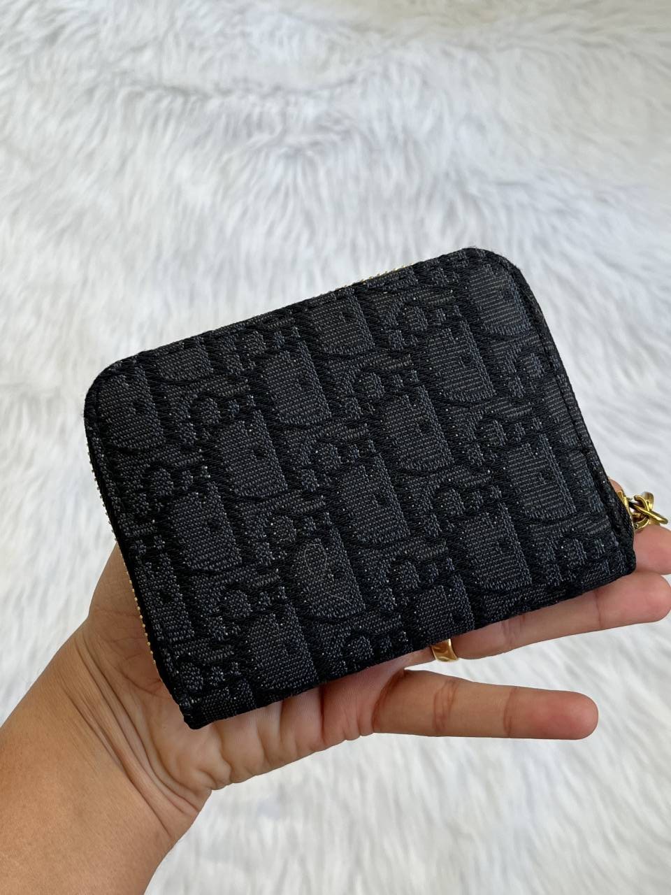 Diyor_105_Black_Mini_Zippy_Wallet_With_OriginalBox