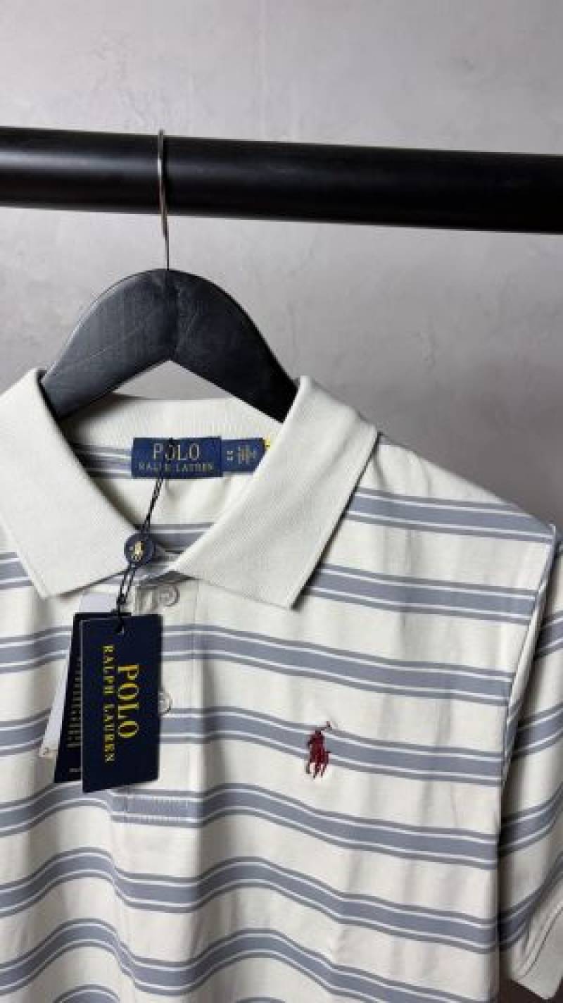 Ralp_ Laure_n Premium Striped Polo T-Shirt With OG Packaging 1344.Sale offer  VS1000