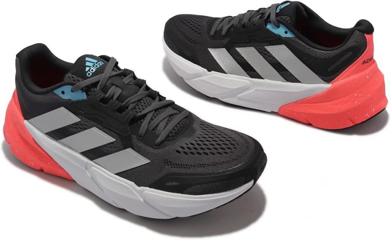 Adiddas adistar running shoes black white red