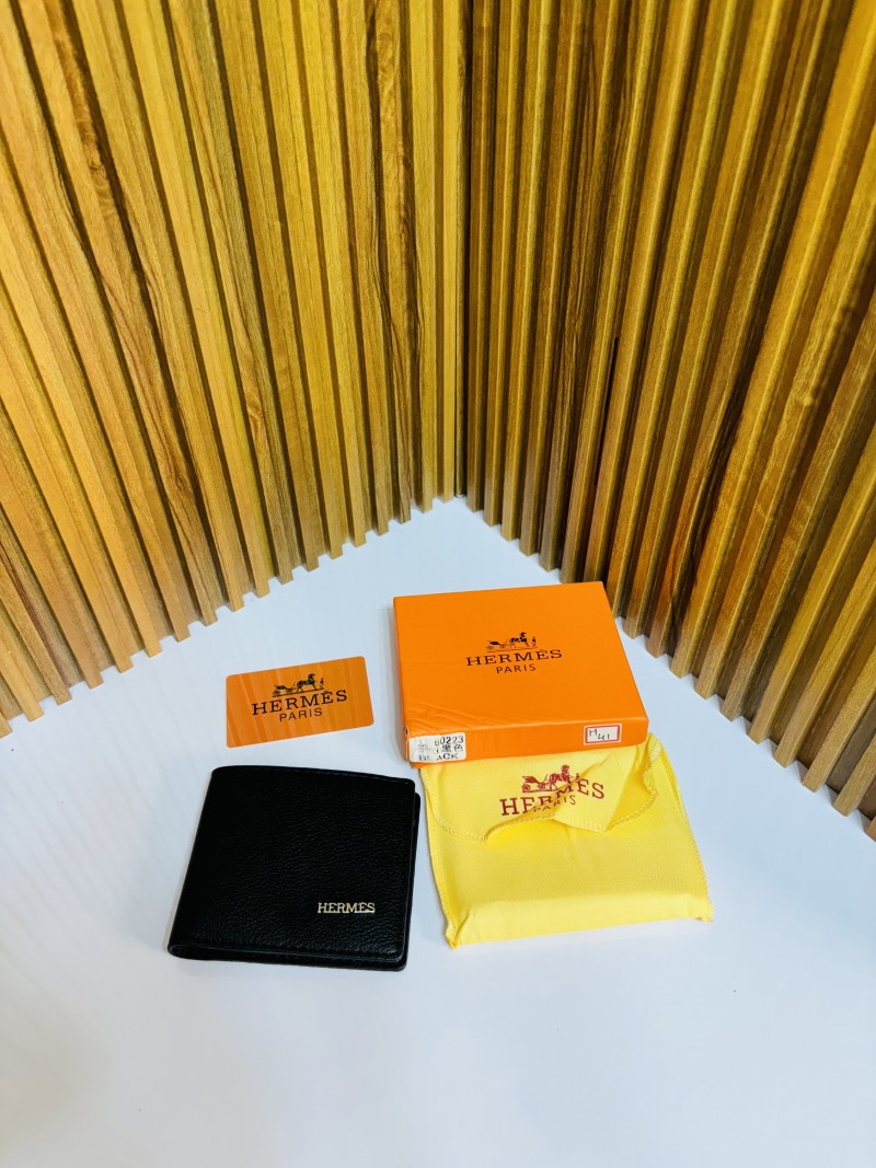 41 HERMEZ FULL BLACK PREMIUM QUALITY WALLET WITH BOX