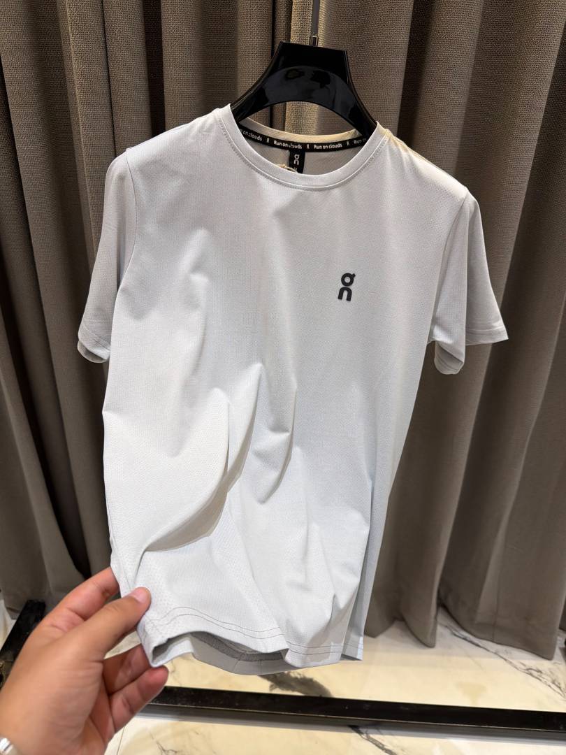 On Cloud Round Neck T-shirt Light Grey