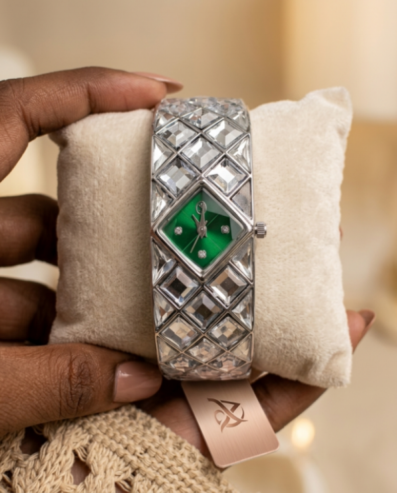 Swarovski Curiosa Silver Green 830