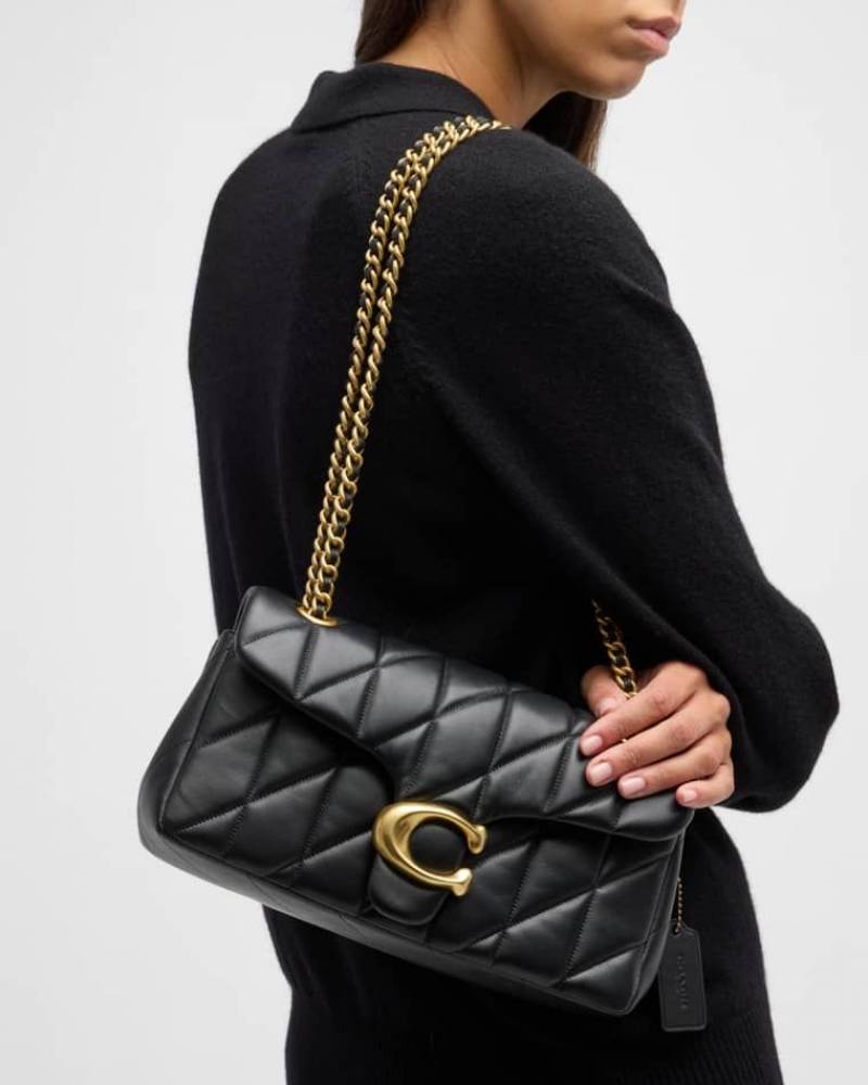 Coach Tabby 26 Black-Gold With Original Box & DustCover