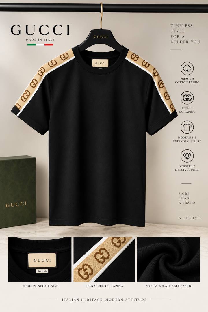 Gucci Premium Round Neck T-Shirt 1904