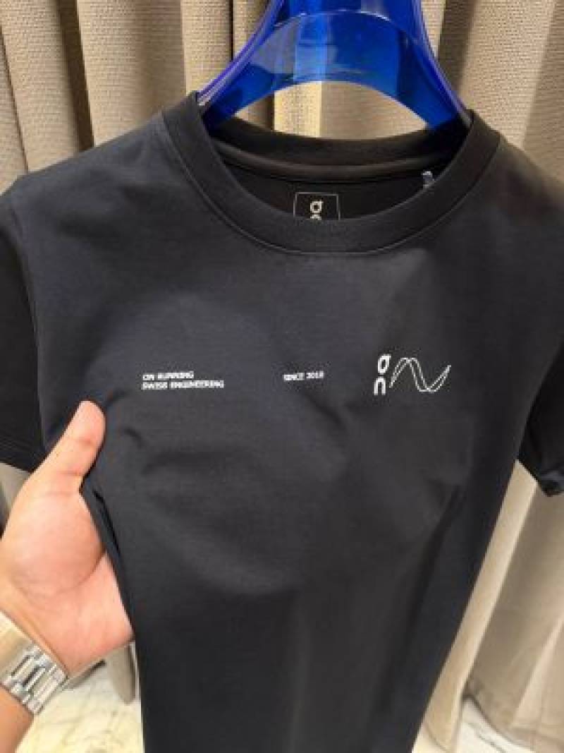 On Cloud Round Neck T-shirt Black
