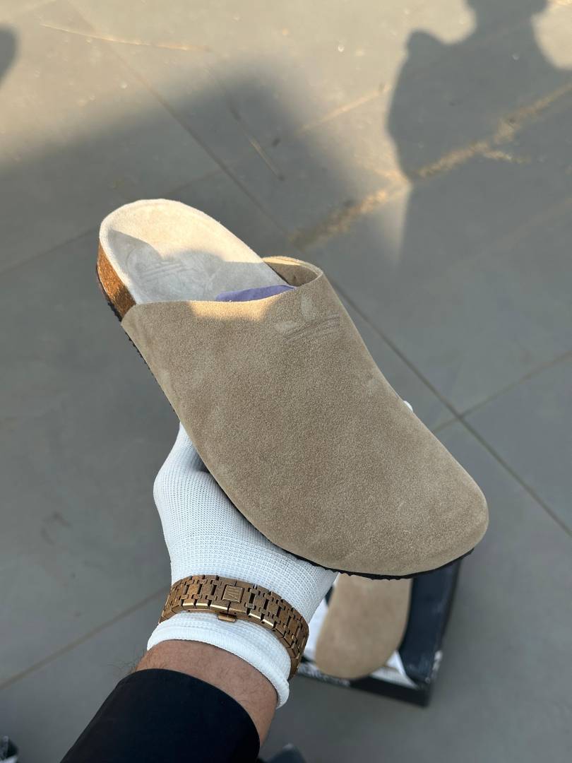 Adiddas Adimule Slide Beige Suede