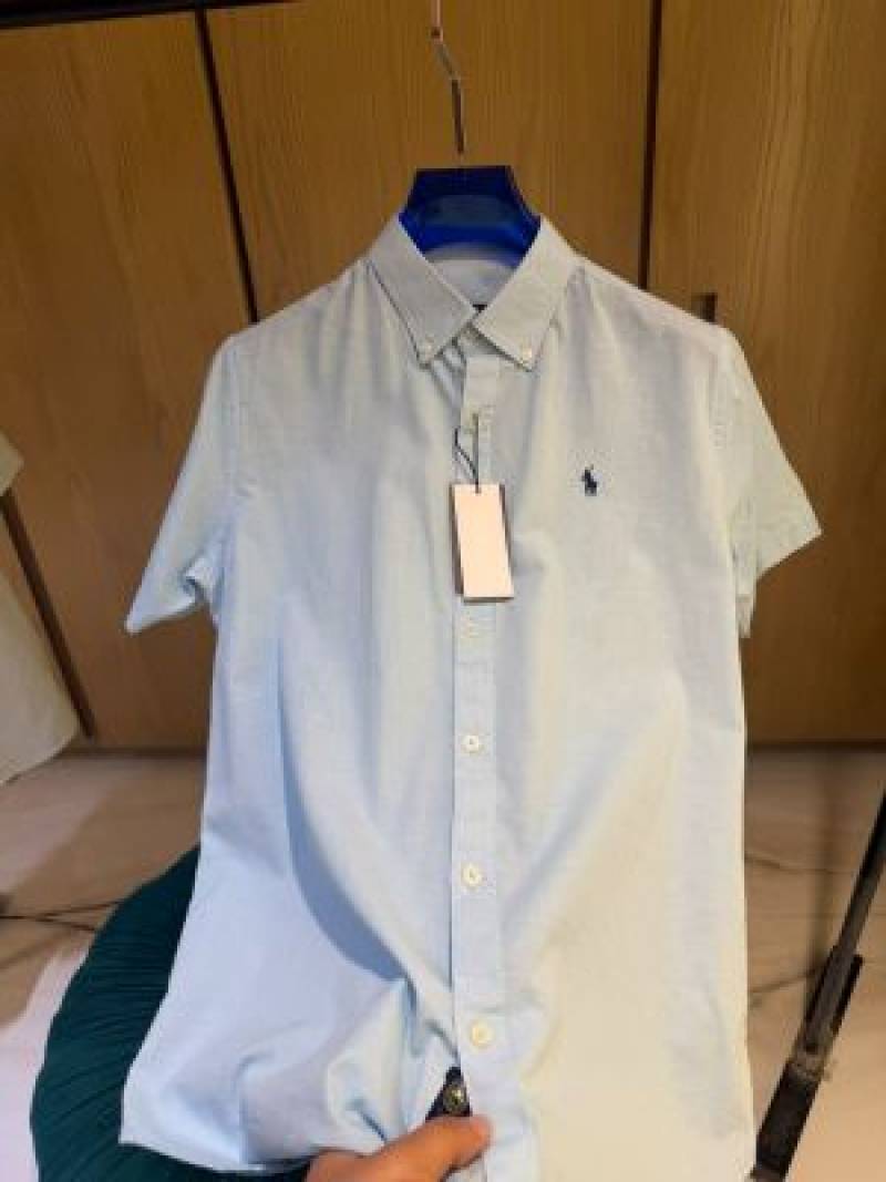 RALP-xH LAUREN POLO STORE ARTICLE IMPORTED leelan fabric SHIRTx