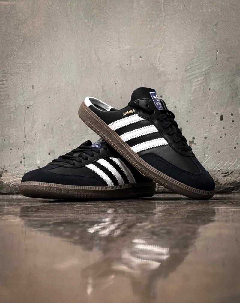 Adidas SAMBA MULE BLACK WHITE 188