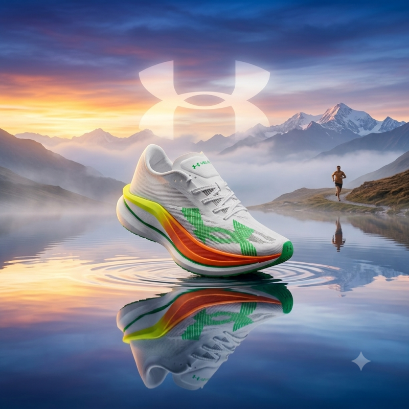Under Armouur Velociti Elite 3 White orange