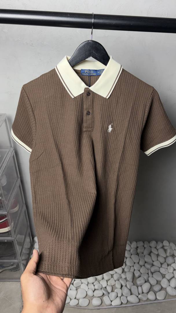 Ralp Lauren Premium Knit Polo T-Shirt with OG BOX PACKAGING 3011