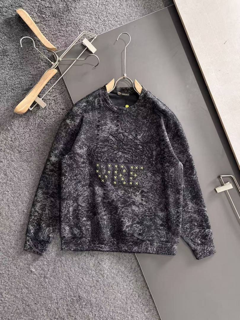 Versace IMPORTED SWEATSHIRT STORE ARTICLE BLACK