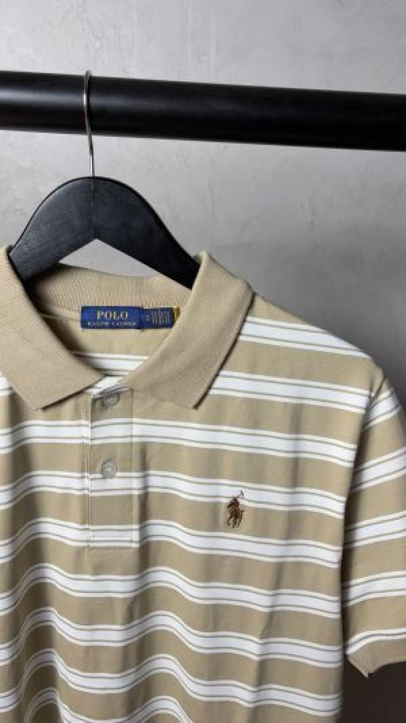 Ralp_ Laure_n Premium Striped Polo T-Shirt with OG Packaging 1348. Sales offer VS1000