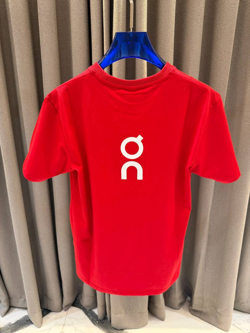 On Cloud Round Neck T-shirt Red