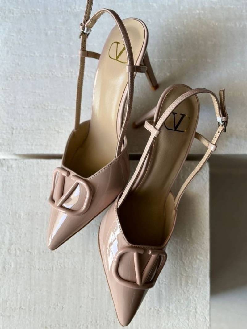Valentyno_BabyPink_Patent_Leather_Slingback_Heels_With_OriginalBox_CarryBag