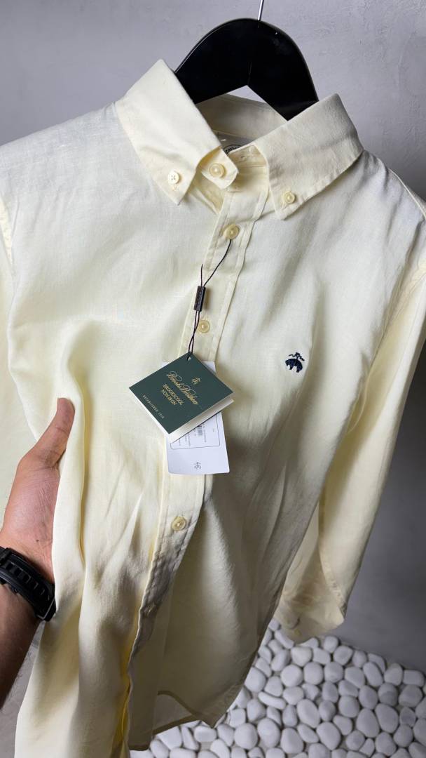 Brook_s Brothe_rs Premium Linen Shirt 2312