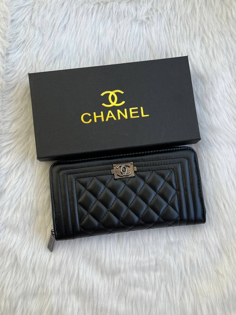 Chennel_96_Black_Zippy_Wallet_With_OriginalBox