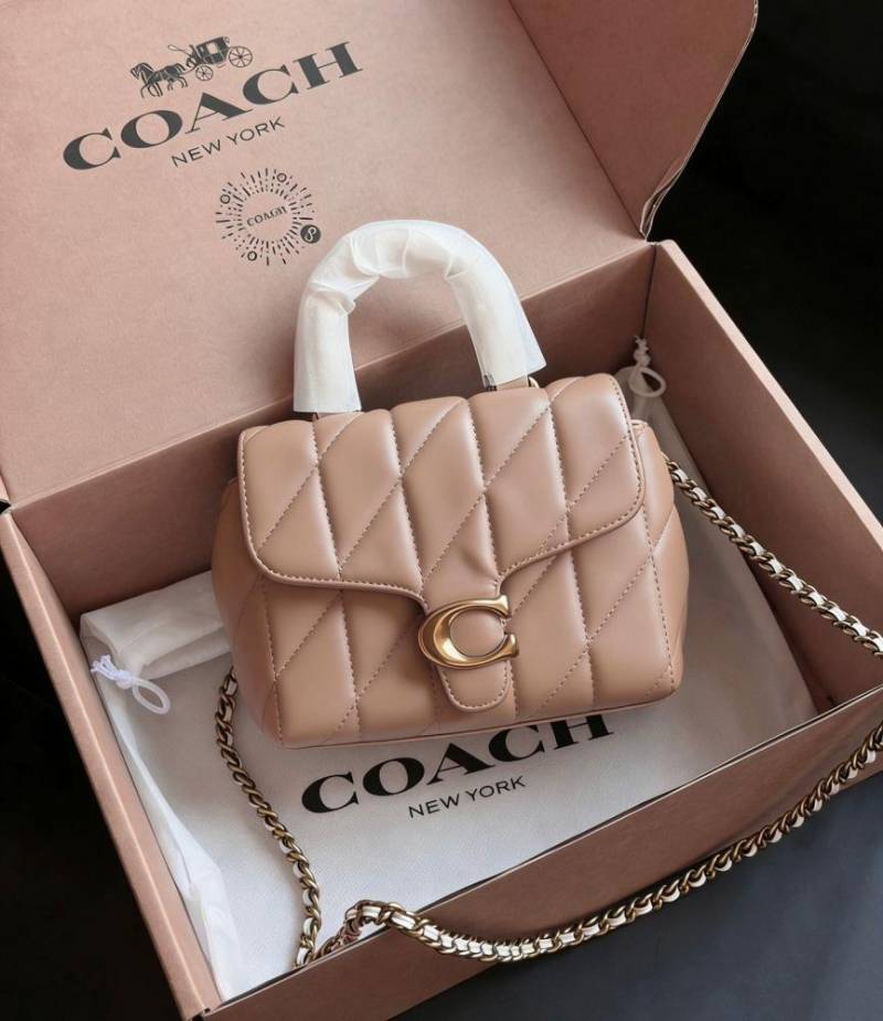 Coacch 9922 Tabby Top Handle Bag With Cherry Charm Original Box DustCover & CarryBag