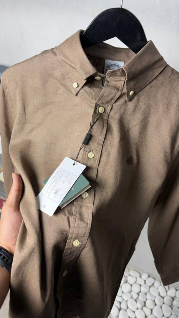 Brook_s Brothe_rs Premium Linen Shirt 2310.Sale offer VS1000