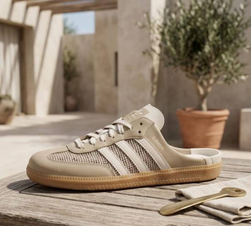 Adidaas Samba Mule Beige 704