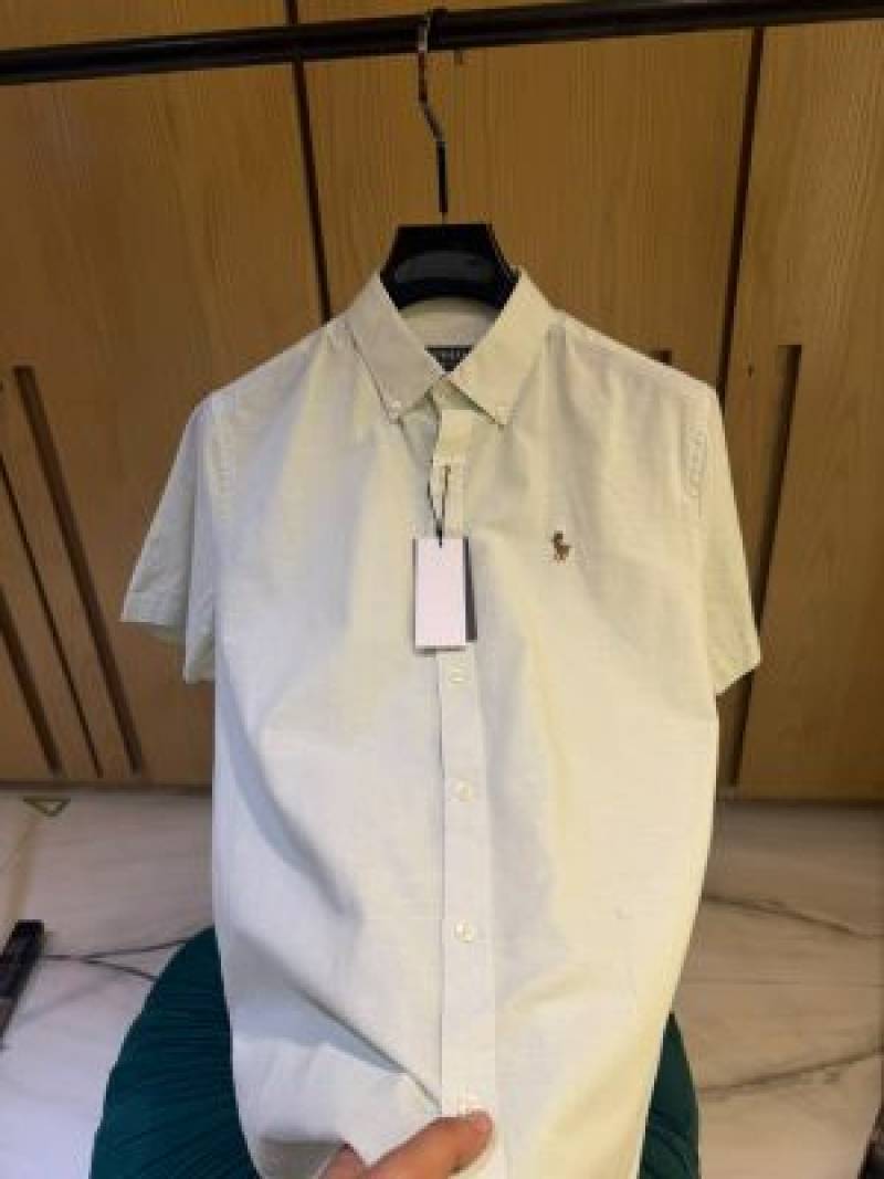 RALP-xH LAUREN POLO STOxRE ARTICLE IMPORTED leelan fabric SHIRT