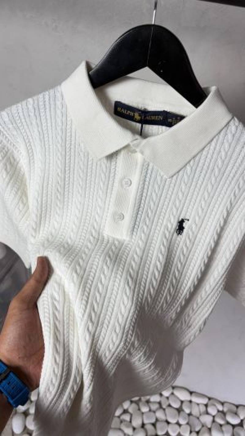 Ralp_ Lauren Premium Knit Polo T-Shirt 2020
