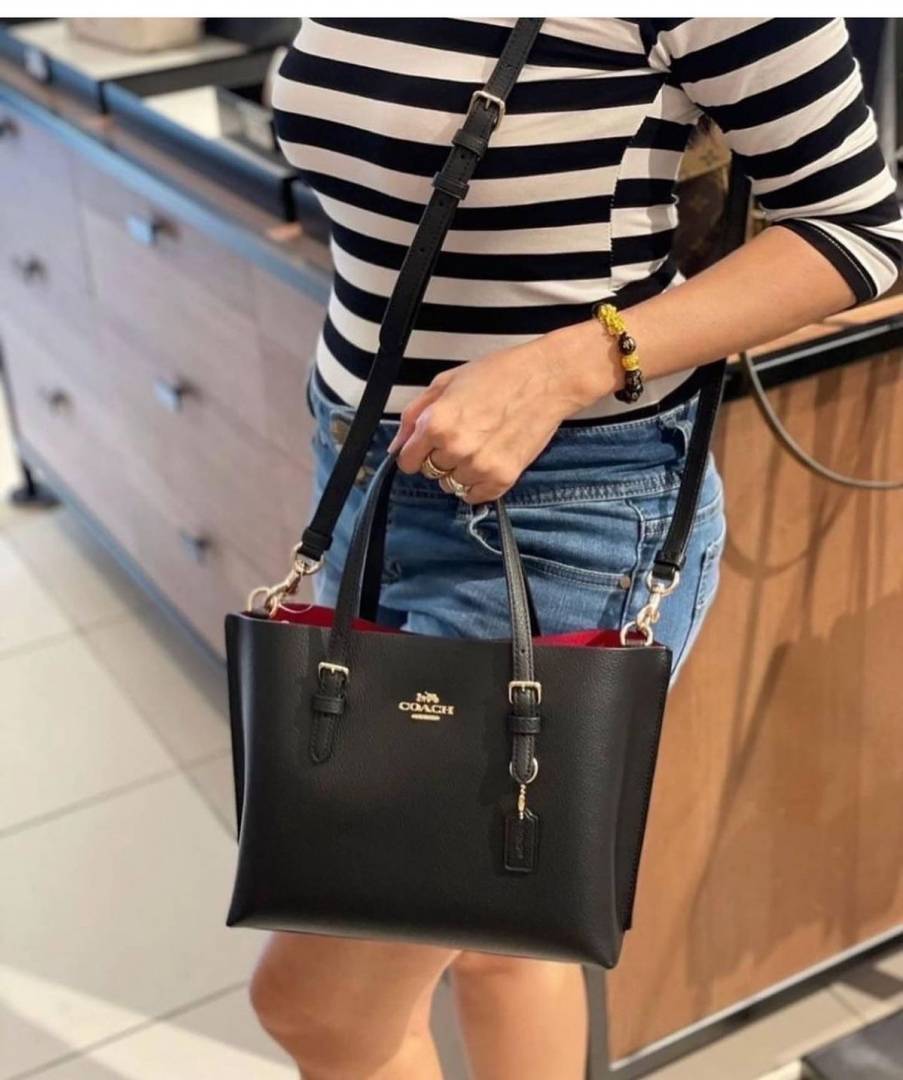 Coacch Mollie 25 SuperPremium Black Small Tote With OriginalBox DustCover