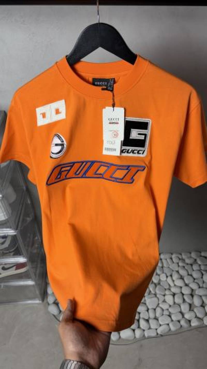 Gucci Premium Logo Patch T-Shirt 1301 Sale Offer VS1000