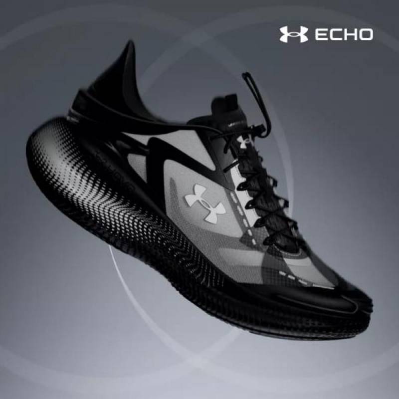 Under Armouur Hovr Echo Slipspeed Black white
