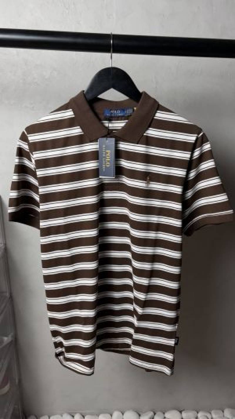 Ralp_ Laure_n Premium Striped Polo T-Shirt With OG Packaging 1345. Sale offer VS1000