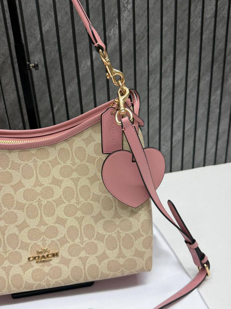 Coacch Laurel Special Edition PinkHeart Hobo Tote With OriginalBox DustCover Tag