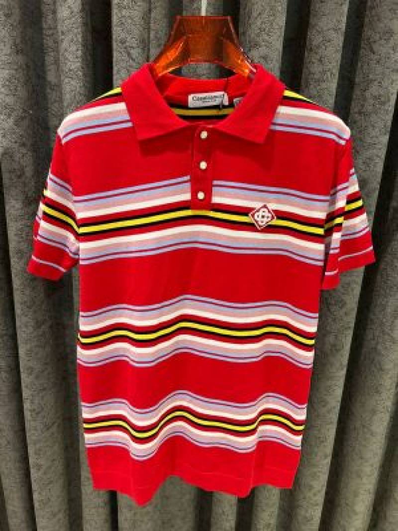 Casablanc-a IMPORTED STORE ARTICLE POLO T-SHIRT