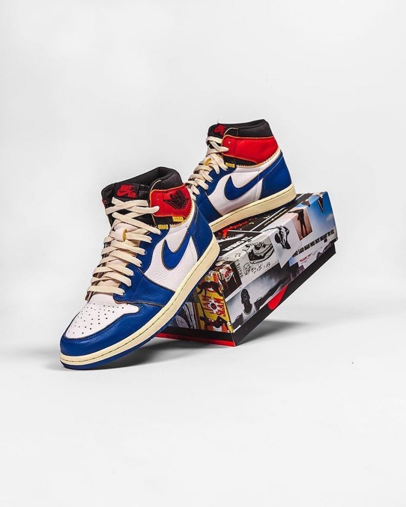 union la x air jordan 1 storm blue semi ua