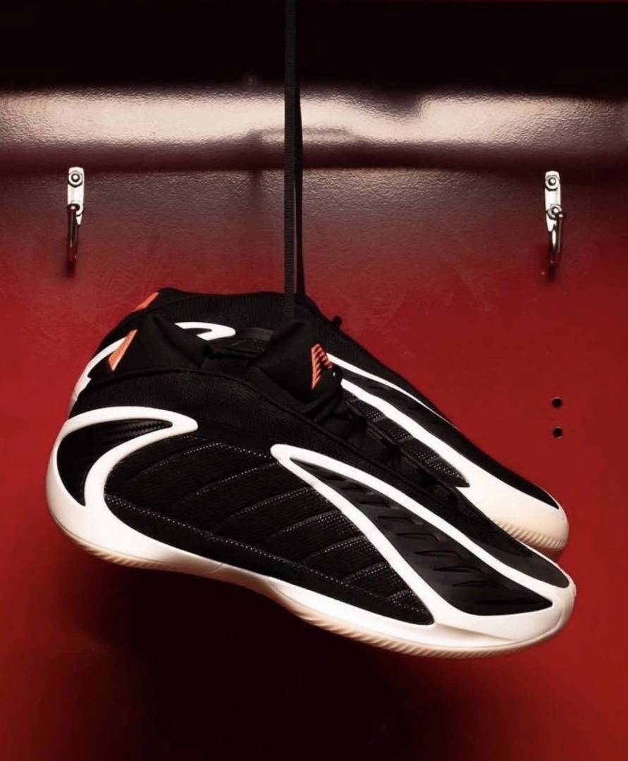 Adiddas anthony edwards 2 core black zero metallic red