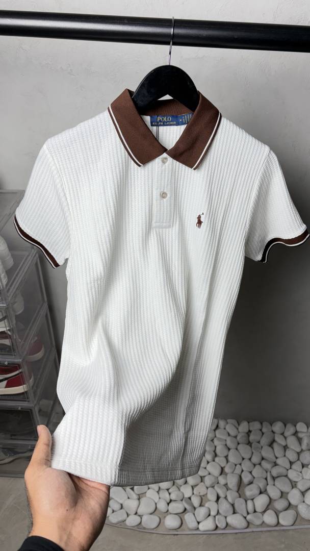 Ralp Lauren Premium Knit Polo T-Shirt with OG BOX PACKAGING 3012