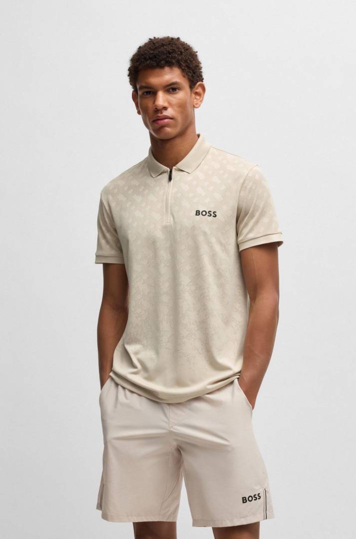 HUGGO BOOSS POLO IMPORTED BROWM
