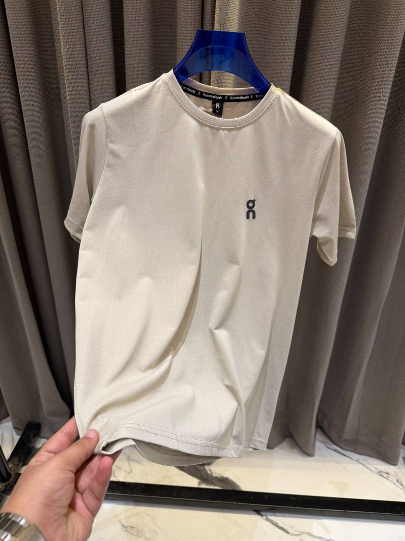 On Cloud Round Neck T-shirt Light Beige