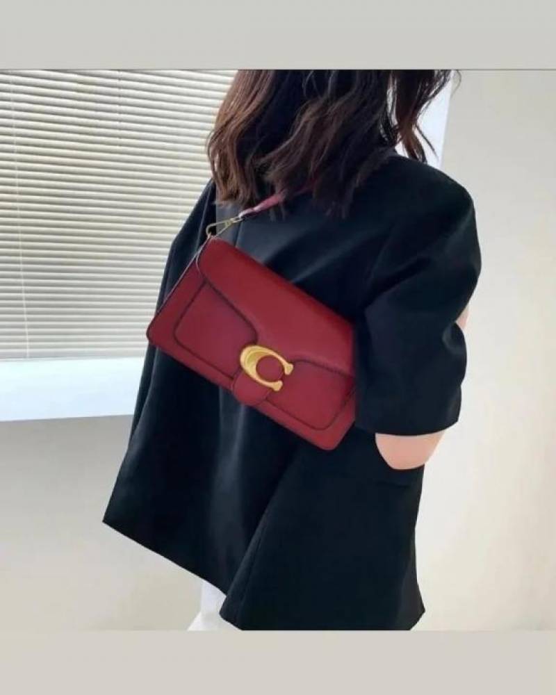 Coaach Tabby 26 Shoulder Bag With OG Box & Dust Bag (Wine - 614)