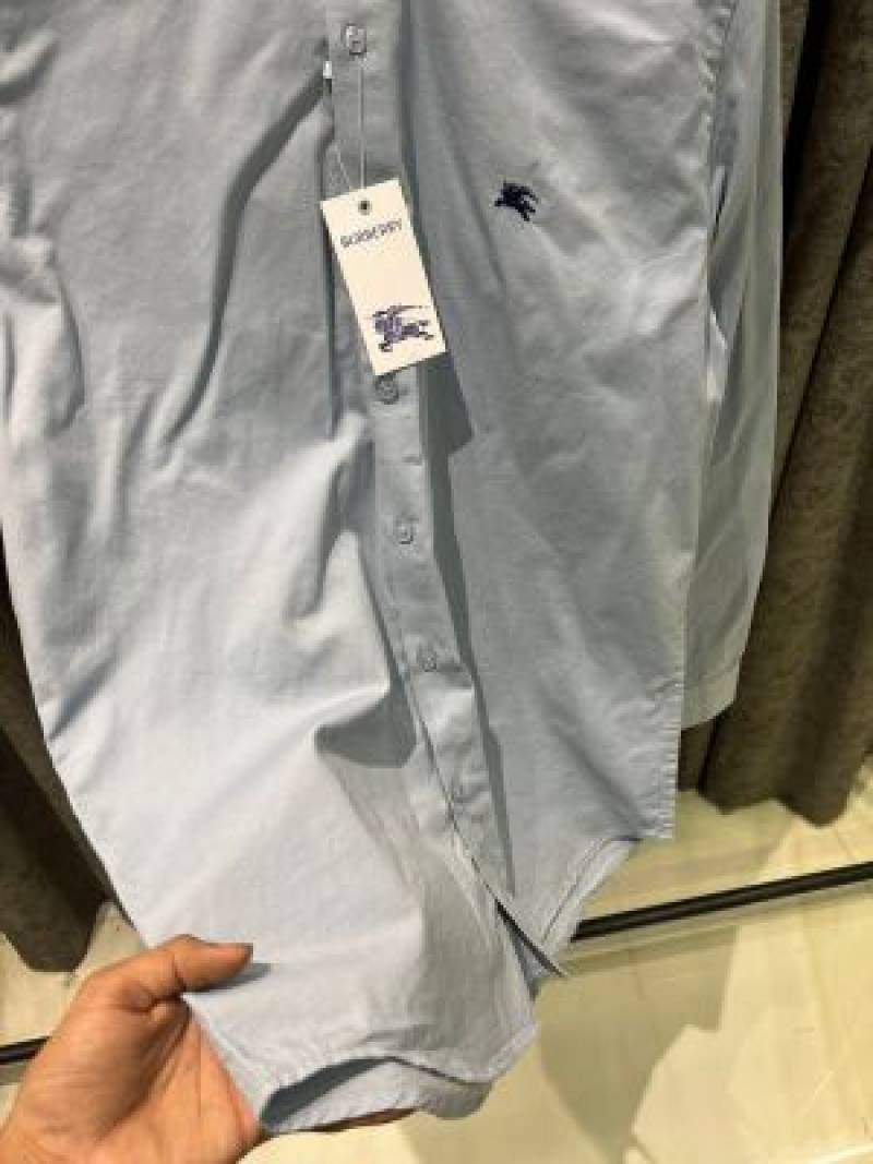BURBERY IMPORTED STORE ARTICLE SHIRT SKY BLUE