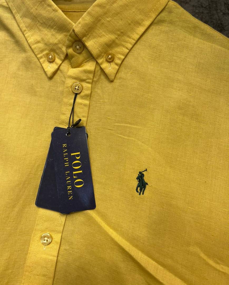 RALP- L-AUREN P-OLO IMPORTED STORE ARTICLE SHIRT leelan fabric