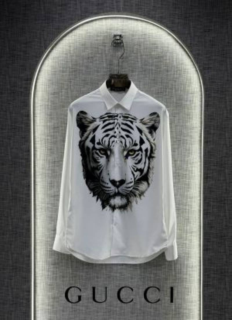 Gucci imported tiger print full sleeves shirt