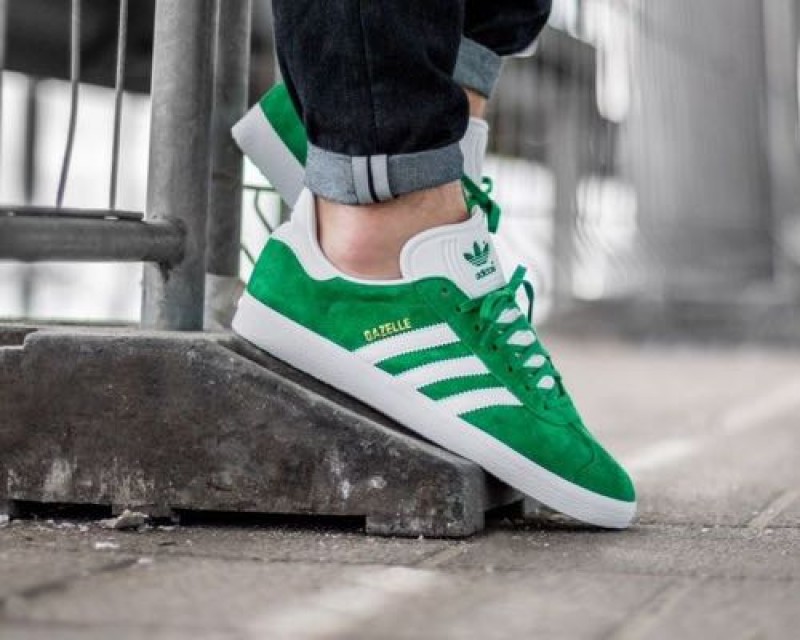 ADIDDAS GAZELLE GREEN WHITE sale