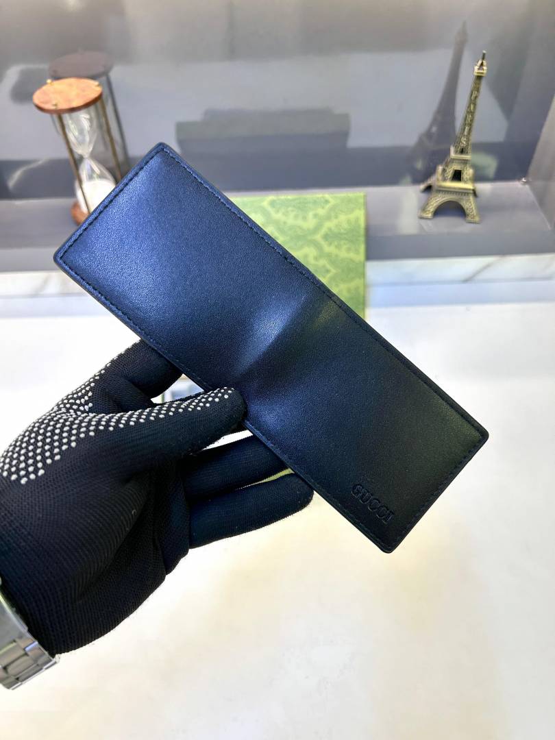 Guchi 2 Wallet Combo Black Premium Quality Fa 708