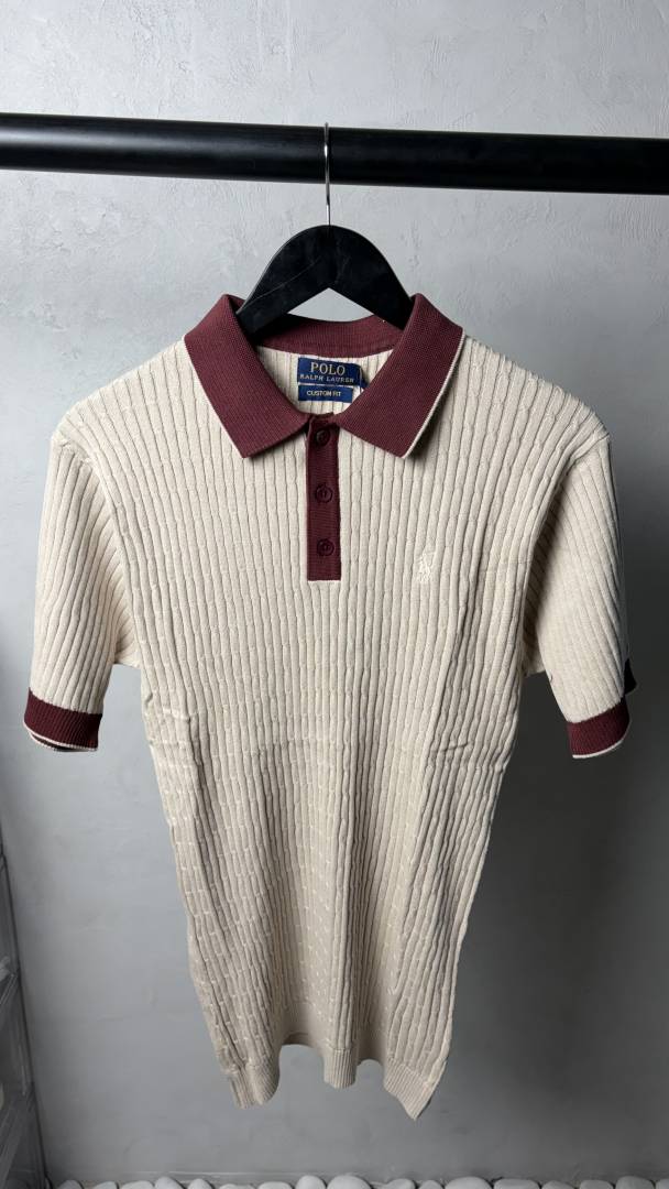 Ralph Lauren Premium Knit Polo T-Shirt 1416