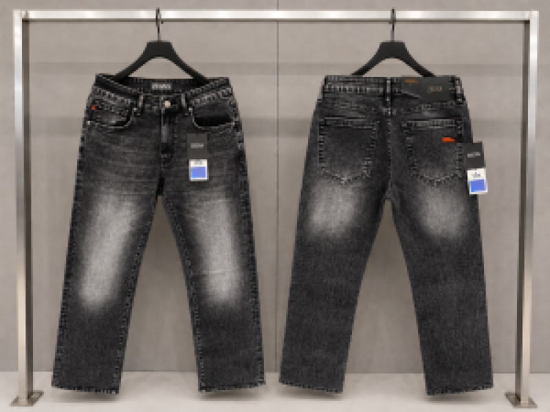 Zegna Premium Denim Charcoal Grey