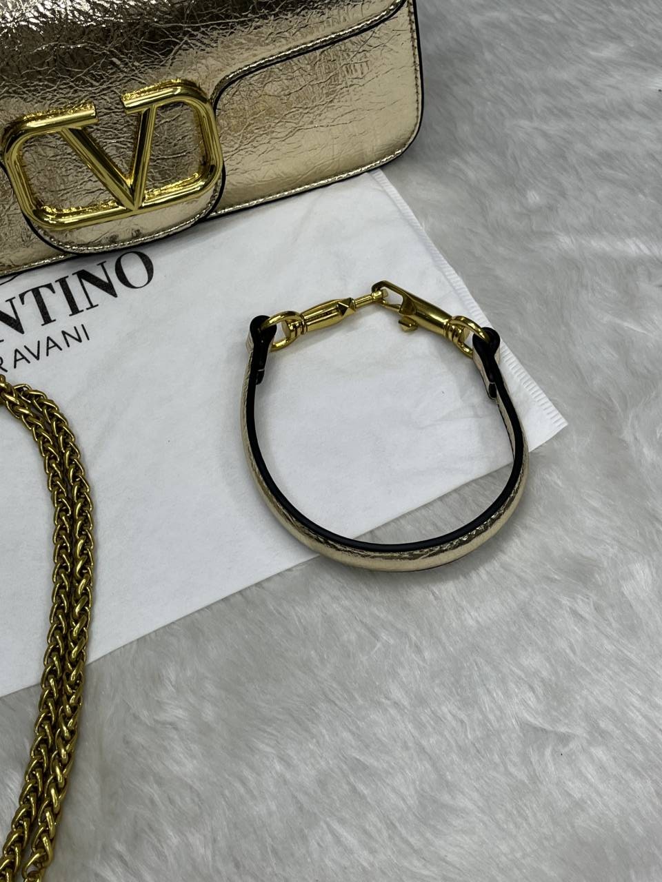 Valentyno_V_Logo_Long_Shoulder_Bag_Clutch_With_Original_Packing