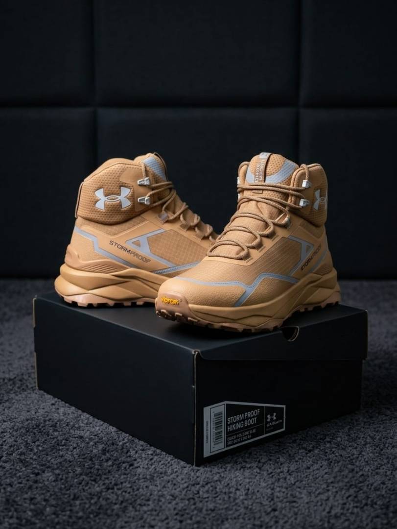 Under Armor Storm Proof boots Tan
