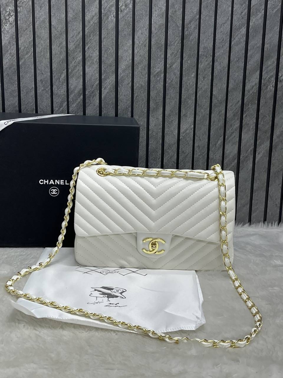 Chennel_Jumbo_Large_Highend_ShoulderBag_With_OriginAuldoubleBox_Packing_RibbonPack_Box