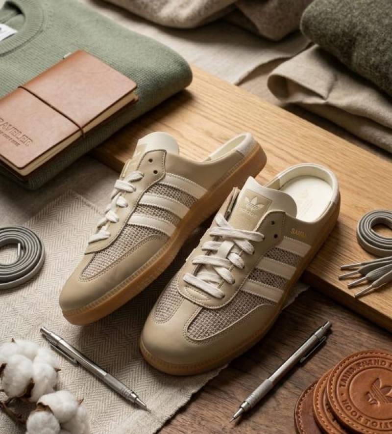 Adidaas Samba Mule Beige 704