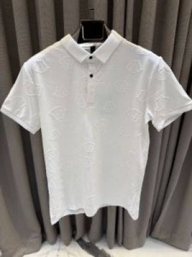 Versace Monogram Imported Polo White