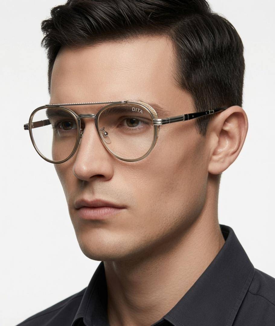 Dita 327 Gold Silver Frame